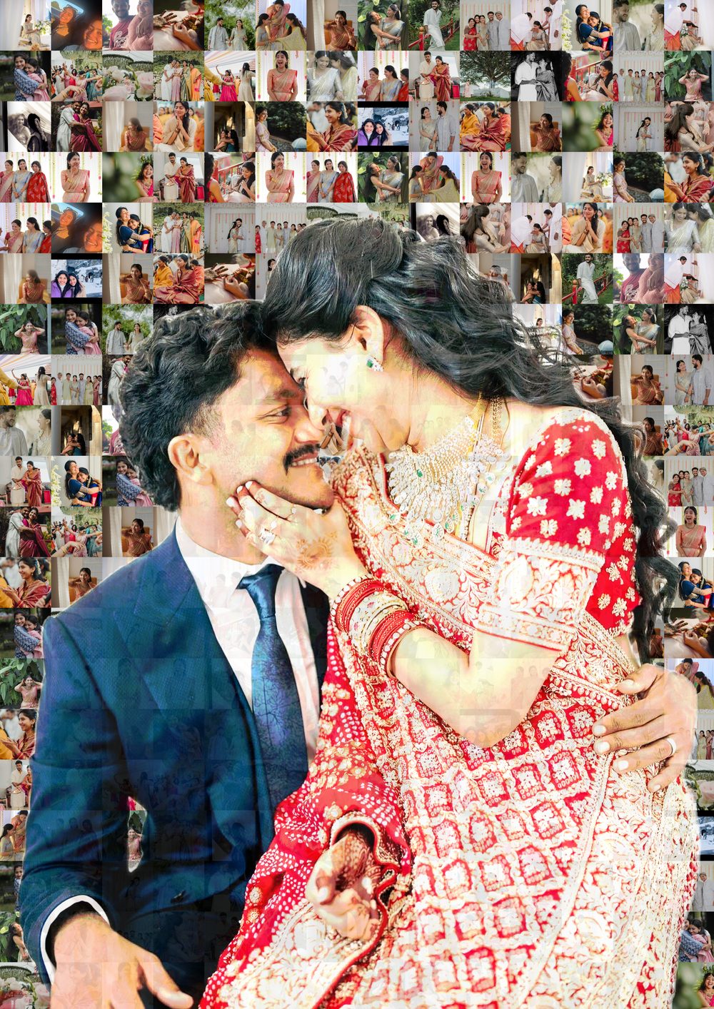 Wedding Mosaic - Photo collage sample